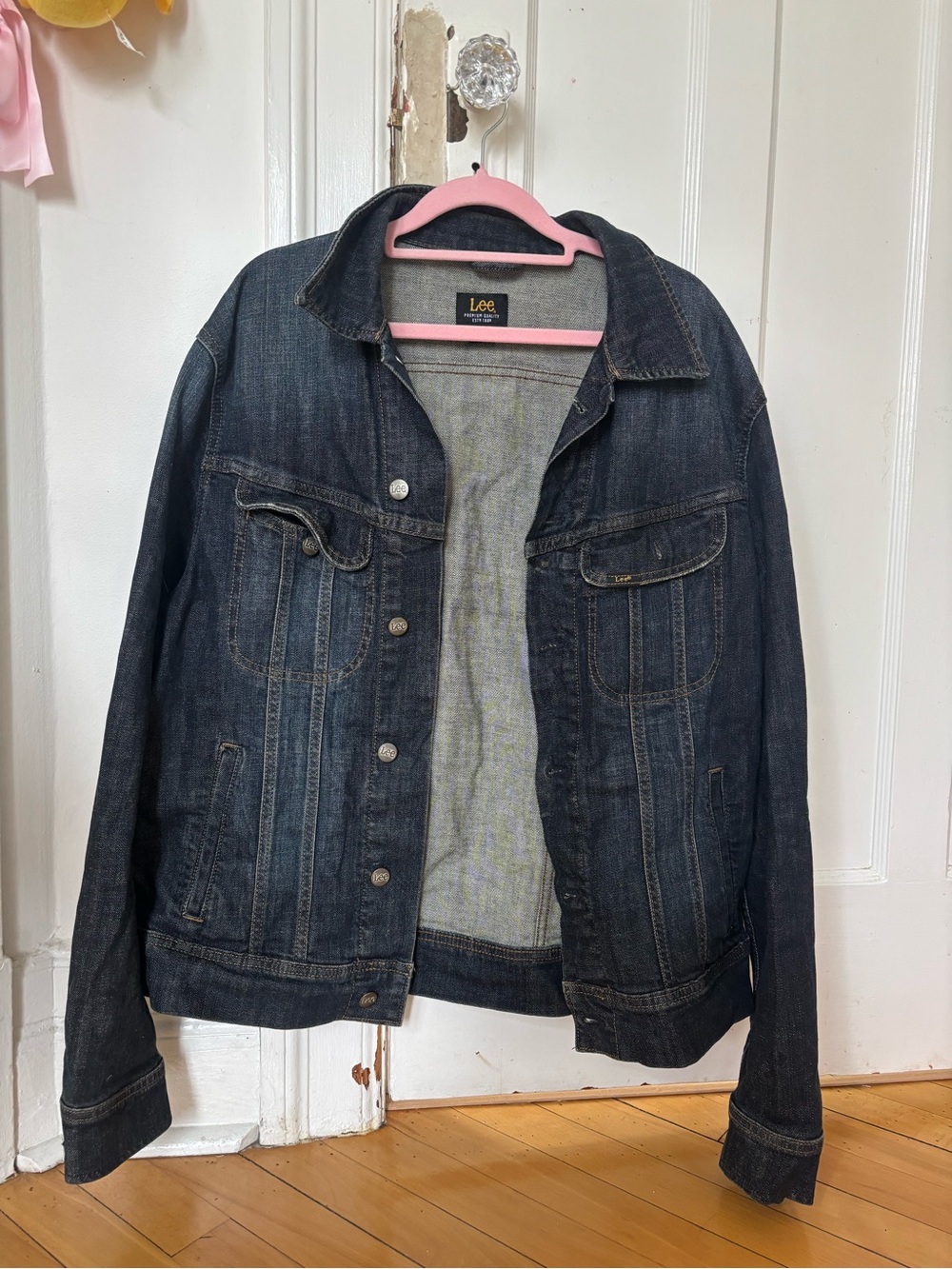 Lee Dark Indigo Denim Trucker Jacket